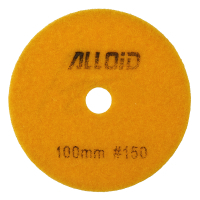 Круг зачистний Alloid Pro, алмазний, шліфувальний, на липучці, COMBS, 100мм, зерно 150 (DD-63379)
