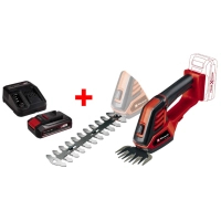 Кущоріз Einhell GE-CG 18/100 Li Kit, 18V, PXC, 1×2.5Ah, 10cm, крок 8mm, ЗП (3410313K)