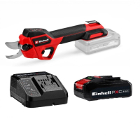 Кусторез Einhell Professional, GP-LS 18/28 X-Change, PXC, 18V, 2.5Ah, толщ. 28/14мм, сталь SK5, ЗУ, 0.82кг (3408320K)