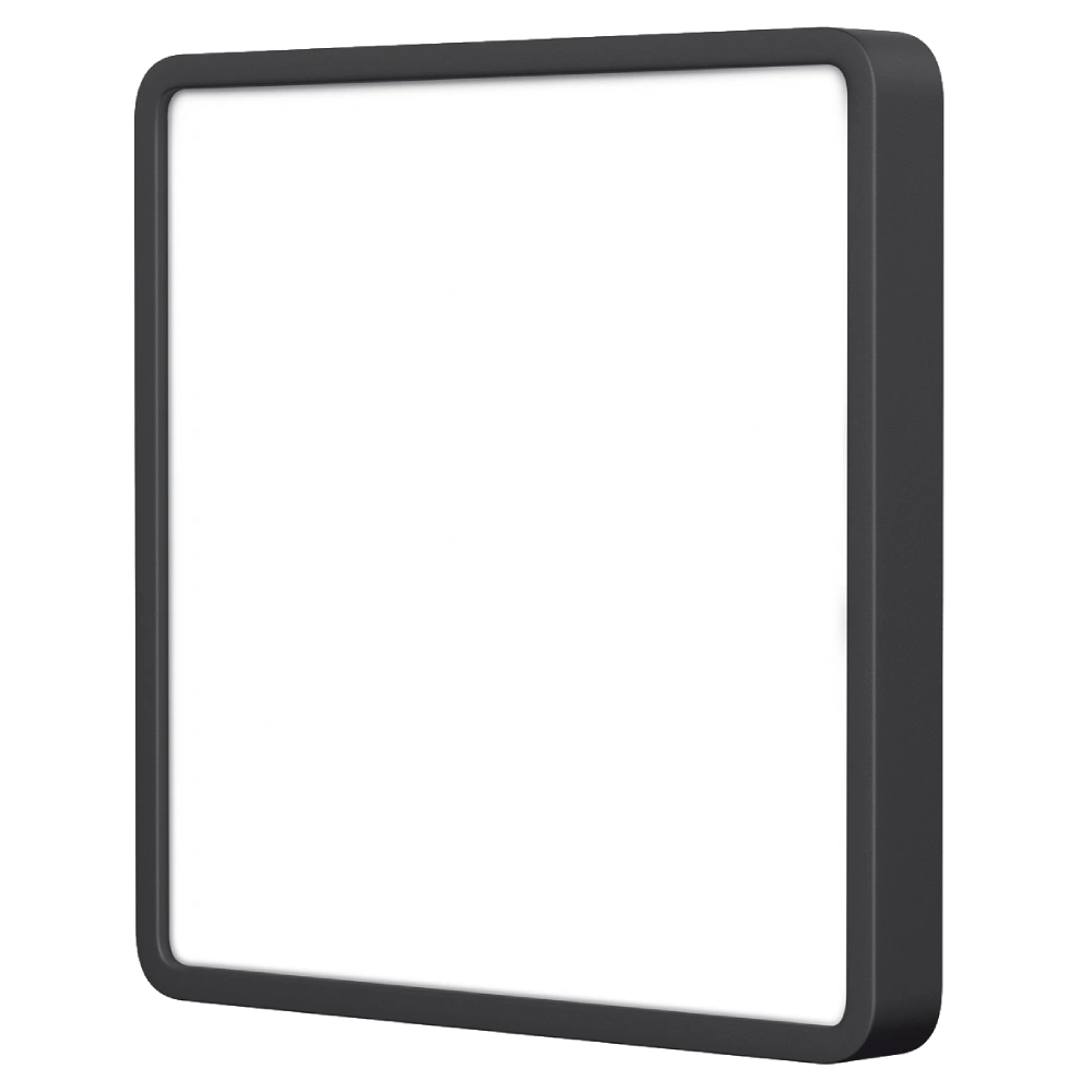 LED светильник накладной квадрат Black VIDEX 24W 5000K 220V