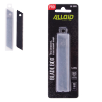 Лезвие Alloid Pro, сегментная 18мм, SK5, пластиковый пенал, 5шт. (SB-1806)
