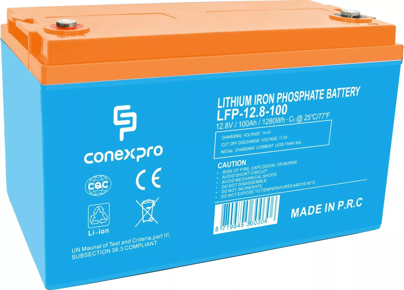LiFePO4 акумулятор ConexPro LFP-12.8-100