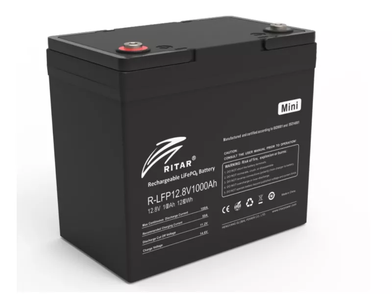 LiFePO4 aкумулятор Ritar R-LFP12.8V100AH MINI