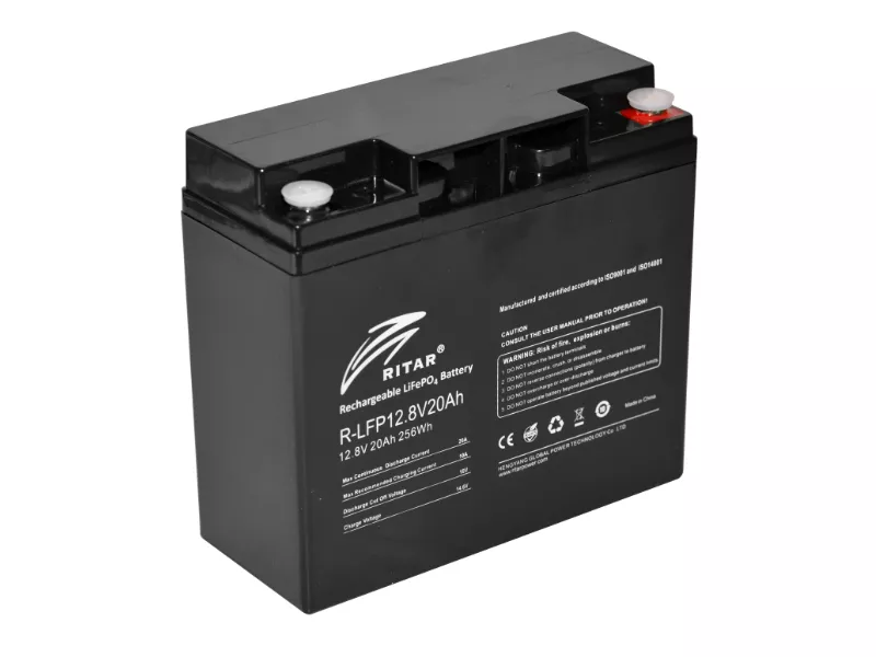 LiFePO4 акумулятор Ritar R-LFP12.8V20Ah