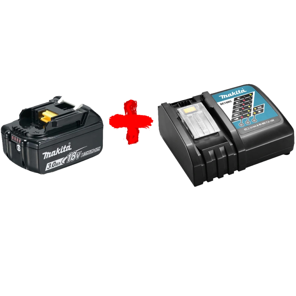 Makita DC18RC (191A24-4) + BL1830B