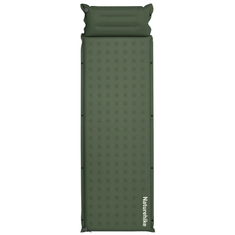 Матрац із подушкою Naturehike CNK2550WS025 самонадувний одномісний вологостійкий