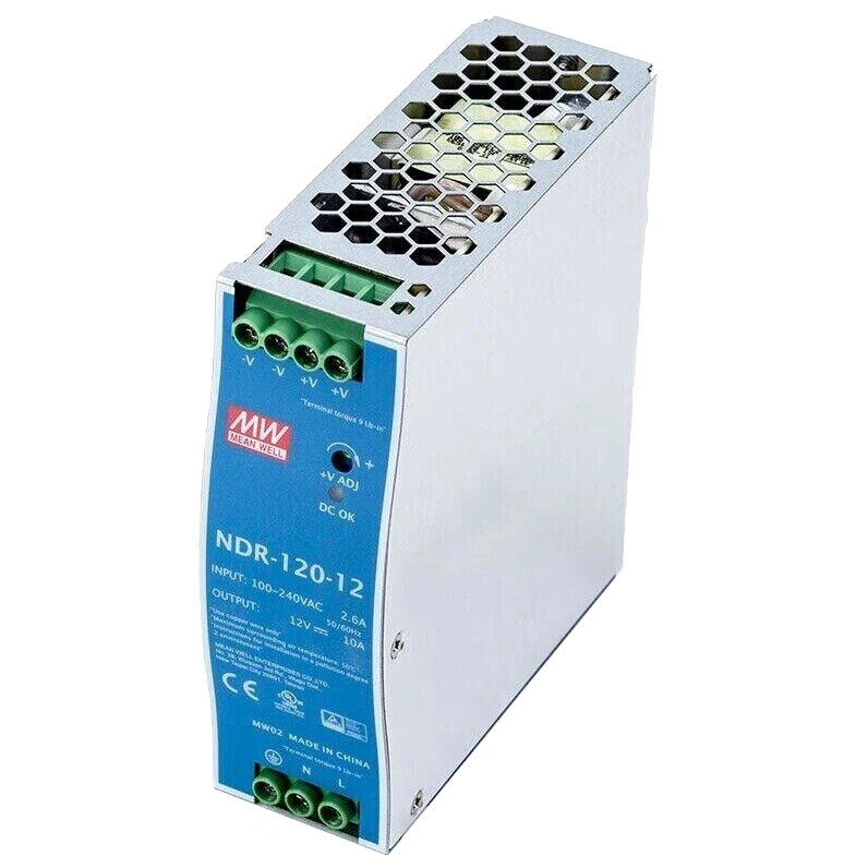 Mean Well NDR-120-12 120Вт 10A 12В на DIN-рейку
