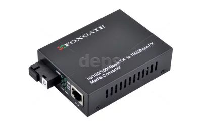 Медіаконвертер FoxGate EC-Q-1G-1SM-1310nm/1550nm-20 EC-Q-1G-1SM-1550nm-20