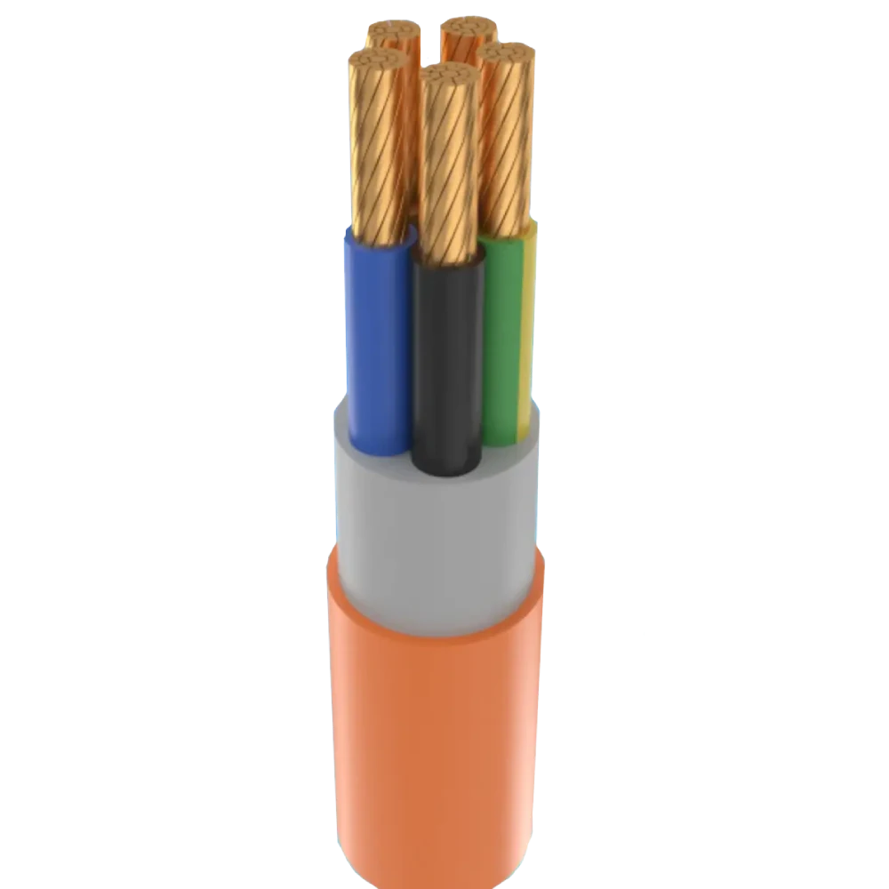 Мега-Кабель HXH-FE180/Е90-O 5х2,5 RE-0.6/1 kV(бухта 100 м)(NKK)