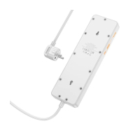 Мережевий фільтр живлення HOCO AC13A 5 роз, 3 USB, USB-C, 17W, 1,5м, White (AC13A/W)