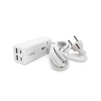 Мережевий фільтр живлення LDNIO SС1418, 1 роз, 2 USB, 2 Type-C, 2м, White (SС1418)