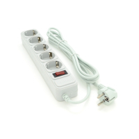 Мережевий фільтр живлення Maxxter MSP5-G-15G, 5 роз, 4.5 м, Gray (MSP5-G-15G)