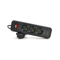 Мережевий фільтр живлення Meilepai F23, 3 роз EU Black (F23-Black)