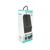 Мережевий фільтр живлення Voltronic G12, 4 роз, 4USB 3.2A, 2 Type-C, 2м Black (YT-G12)