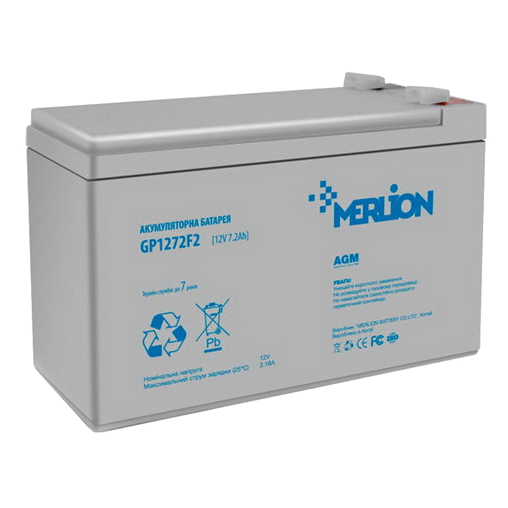 MERLION GP1272F2 7.2А•ч 12В