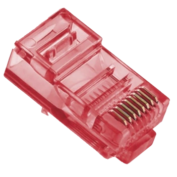 Merlion Ritar RJ-45 8P8C UTP Cat-5 Q100 Red