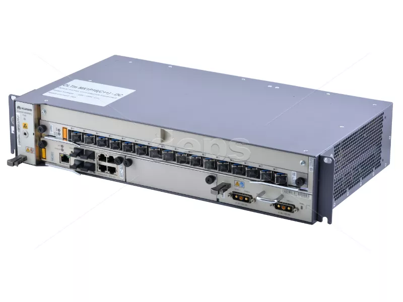 Модульний, оптичний лінійний термінал Huawei MA5608T + MCUD1 x1 + GPFD x1 + MPWС x1 OLTm MX1P16(C++)- DC