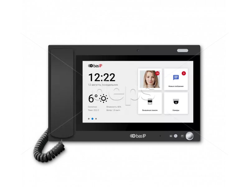 Монітор консьєржа BAS-IP AM-02 Black