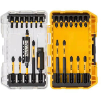 Набір біт DeWALT EXTREME FLEXTORQ, Phillips,Pozidriv, Torx, Slotted, L = 25, 57, 85 мм, 25 шт, кейс (DT70730T)