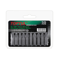 Набір біт Toptul 5/16" L30мм PH2 10шт. (FSBA1002G)