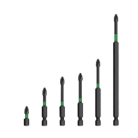 Набір біт YOSO YOSO-306 PH-2, 6шт. 15; 25; 50; 65; 90; 150мм (YT40332)