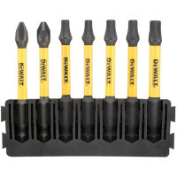Набор бит DeWALT в касете для Tough Case, FlexTorq, L57 мм,Рh2, Рz2,T20-2шт.T25-2шт.,T30 (DT70820)