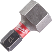 Набор бит Milwaukee SHOCKWAVE, Hex12, 25мм, 2шт (4932430900)