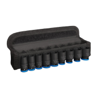 Набор торцевых головок Bosch Professional ударных торцевых Standart 9шт, 1/4", 25мм (2.608.003.034)