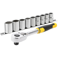 Набор торцевых головок Stanley торцевых 1/2" 10 шт, с трещеткой (STMT82671-0)