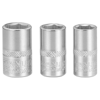 Набор торцевых головок Stanley торцевых 1/4" Maxi Drive, с шестигранным профилем, 3 шт: 8, 9, 10 мм. (FMMT17091-0)