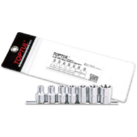 Набор торцевых головок Toptul TORX на планке 1/2" E10-E24 7шт. (GAAG0704)