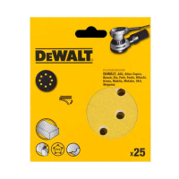 Наждачная бумага DeWALT самоклеющаяся d=125мм, зерно 320, для эксцентриковых шлифмашин, 25шт. (DT3118XM)