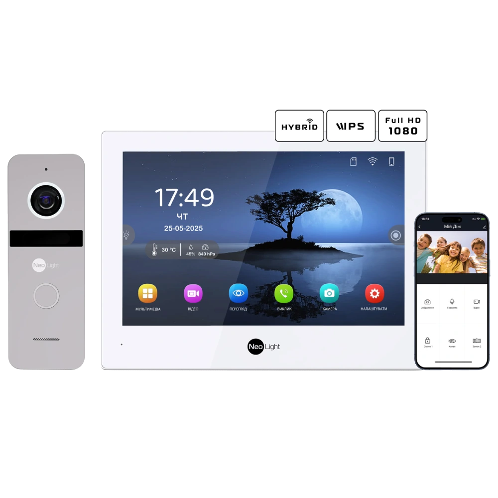 Neolight ALPHA Hybrid + SOLO FHD Silver