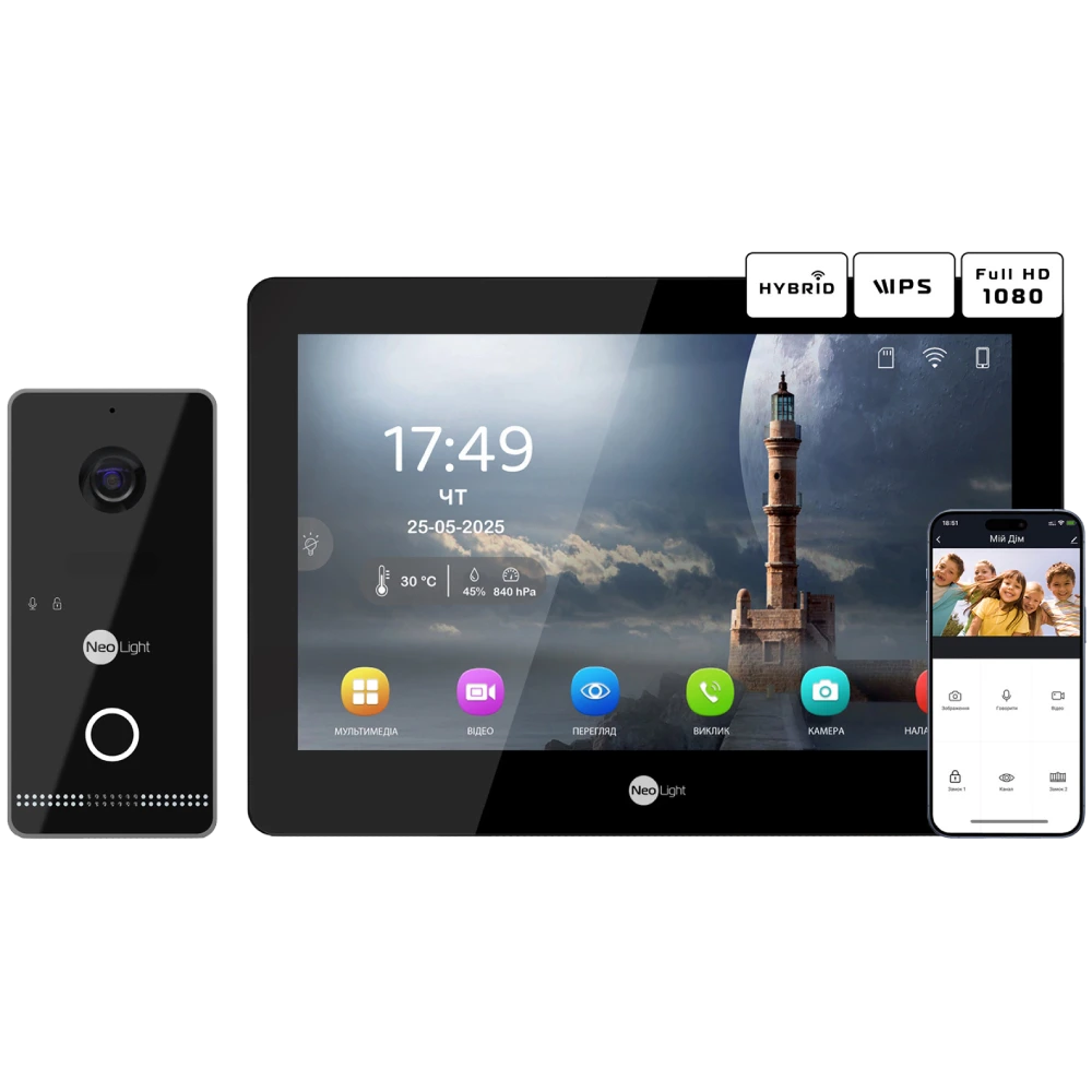 Neolight MEZZO Hybrid Black + OPTIMA IPW Black