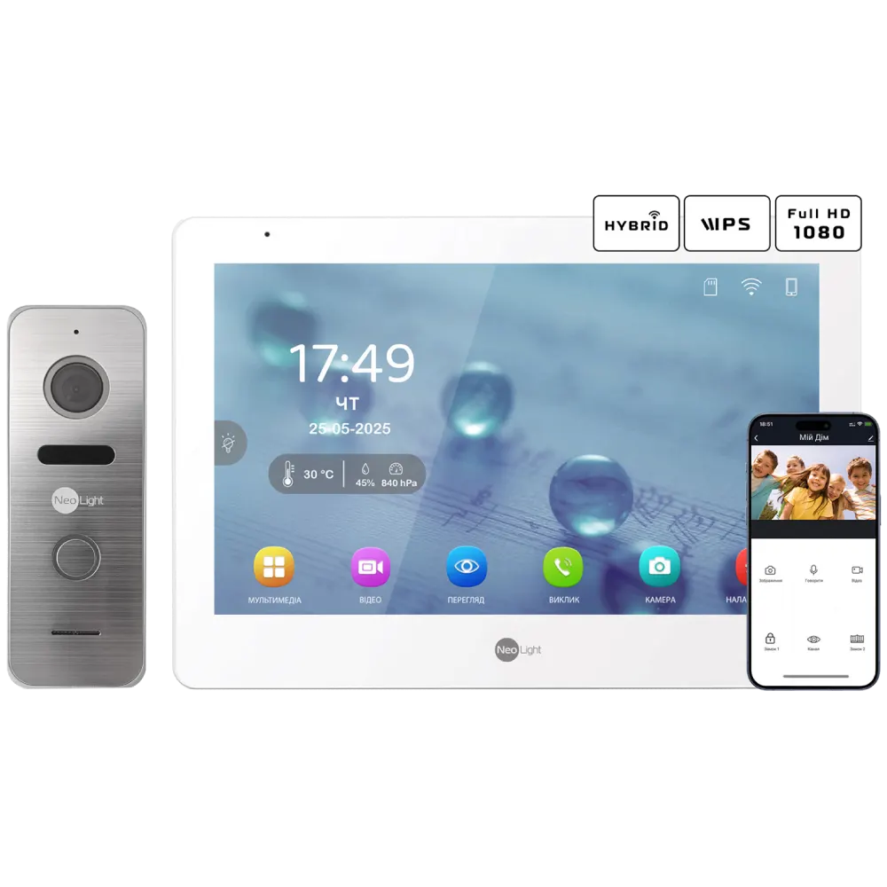Neolight MEZZO Hybrid + PRIME FHD Silver с уголком