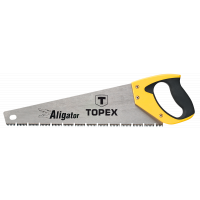 Ножовка Topex по дереву, 400 мм, "Aligator", 7TPI (10A441)