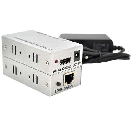 Одноканальний активний подовжувач HDMI-UTP 60м
