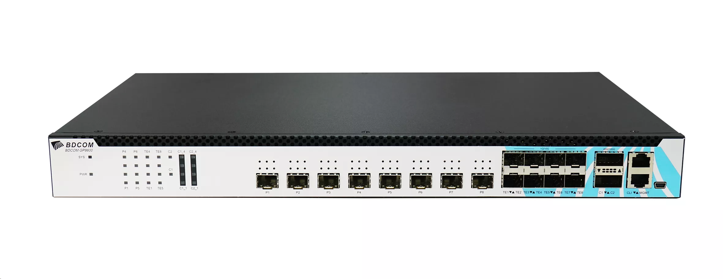 OLT BDCOM GP8600-08CP, XGS-PON Combo OLT, 8 портів