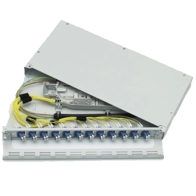 Оптический кросс в сборе ODF Line 1U 19″ LC12