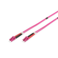 Оптический патчкорд Digitus LC/UPC-LC/UPC, 50/125, MM, OM4, duplex, 1м (DK-2533-01-4)
