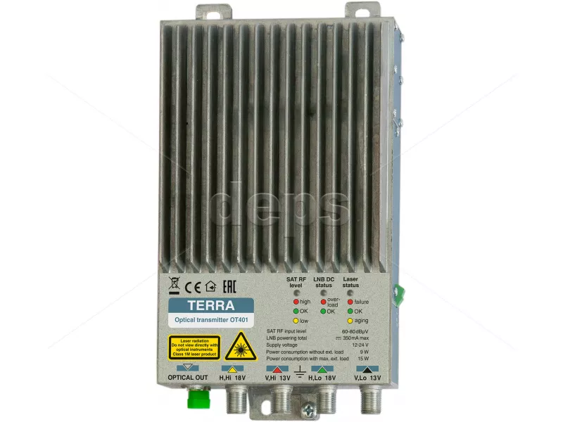 Оптический передатчик 4 ПЧ СТВ TERRA OT401 6F31