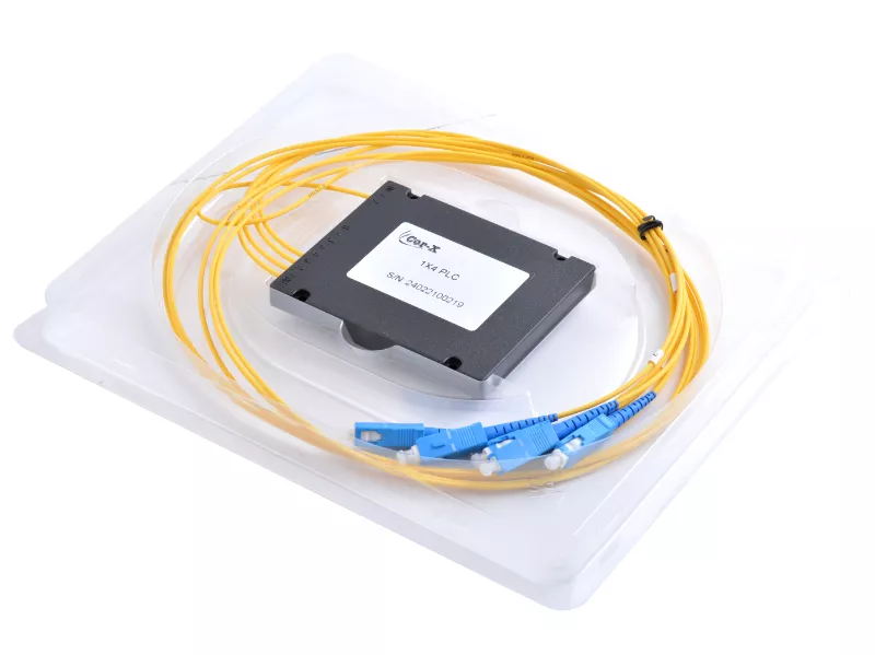 Оптичні дільники  Coupler PLC-1x4-split-2-SC/UPC (ABS-box)