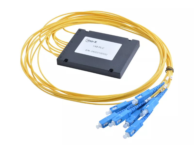 Оптичні дільники  Coupler PLC-1x8-split-2-SC/UPC (ABS-box)