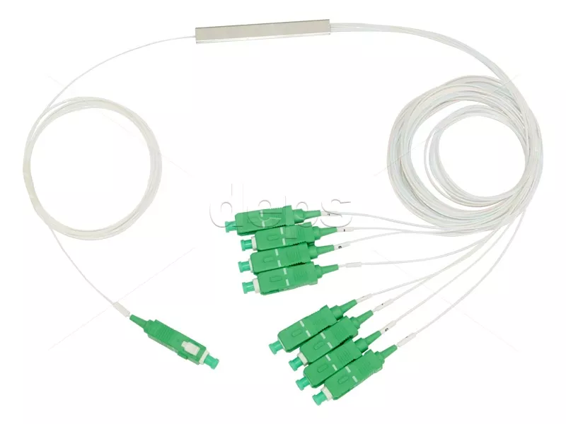 Оптичні дільники PLC (Planar Lightwave Circuit) 1×8 Coupler PLC-1x8-split-0-SC/APC-0.9mm