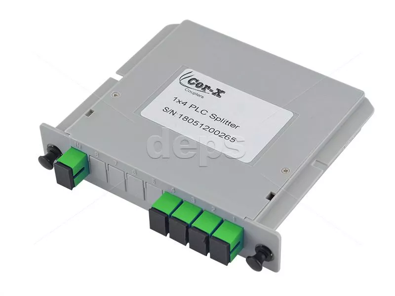 Оптичні корпусні дільники (DIN/LGX) Coupler PLC-1×4-3-SC/APC