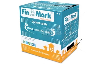 Оптичний кабель FinMark FTTHxxx-SM-02 Pro FinMark FTTH001-SM-02Pro, 1000м=1бхт