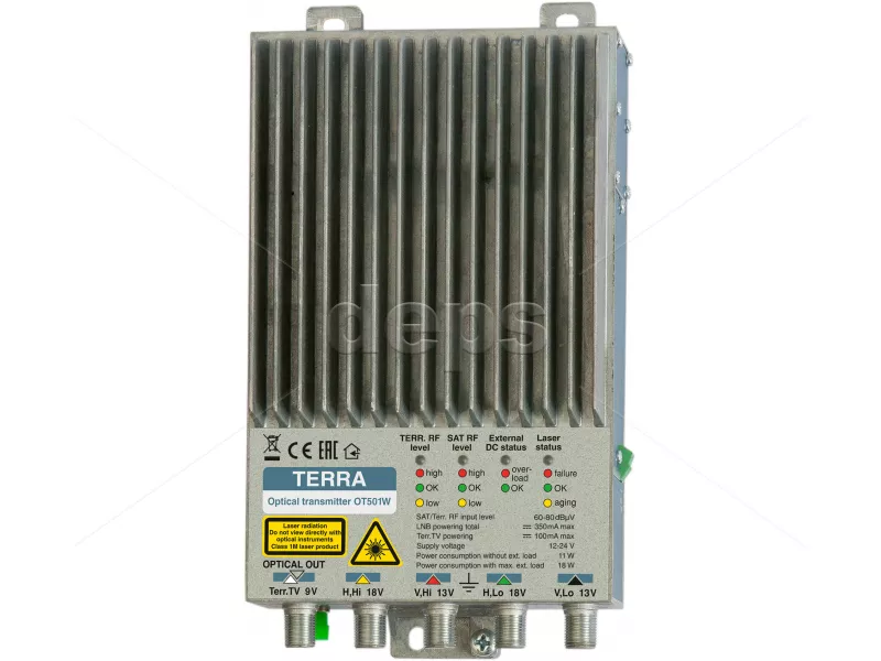 Оптичний передавач 4 ПЧ СТБ TERRA OT501W 6F31 & 6F55