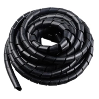 Органайзер для проводов спиральный, диаметр 12mm, длина 8m, black Voltronic (YT-12-8B)