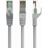 Патч-корд 0.25м UTP cat 6 CU gray Cablexpert (PP6U-CU-0.25M)