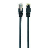 Патч-корд 0.5м FTP cat 5е CCA black Cablexpert (PP22-0.5M/BK)